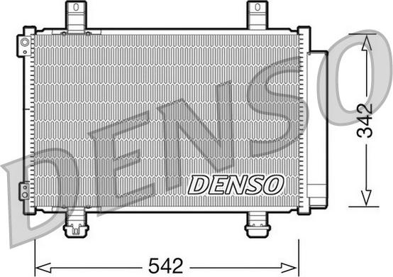 Denso DCN47005 - Конденсатор кондиционера autosila-amz.com