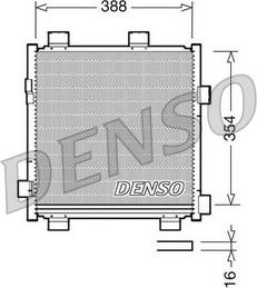 Denso DCN50040 - Конденсатор кондиционера autosila-amz.com