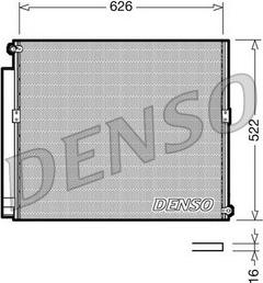 Denso DCN50021 - Конденсатор кондиционера autosila-amz.com