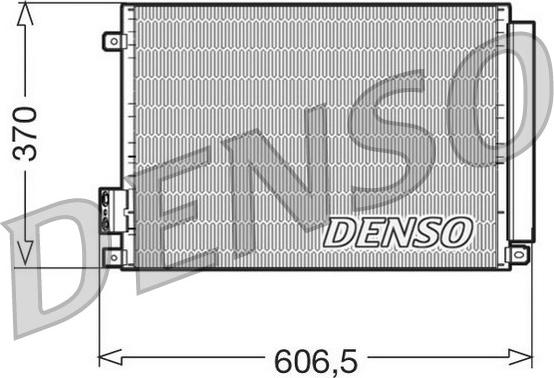 Denso DCN09045 - Конденсатор кондиционера autosila-amz.com