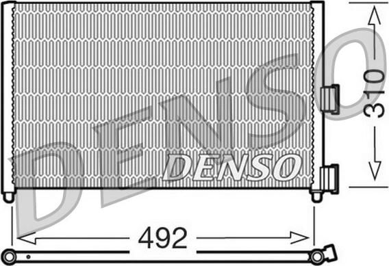 Denso DCN09071 - Конденсатор кондиционера autosila-amz.com