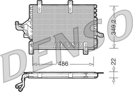 Denso DCN09141 - Конденсатор кондиционера autosila-amz.com