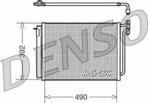 Denso DCN05009 - Конденсатор кондиционера autosila-amz.com