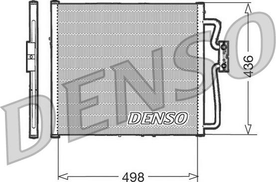 Denso DCN05019 - Конденсатор кондиционера autosila-amz.com