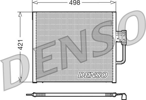 Denso DCN05015 - Конденсатор кондиционера autosila-amz.com