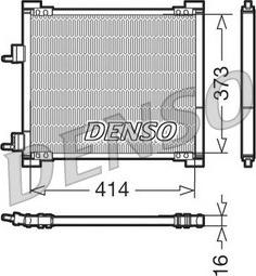 Denso DCN10015 - Конденсатор кондиционера autosila-amz.com
