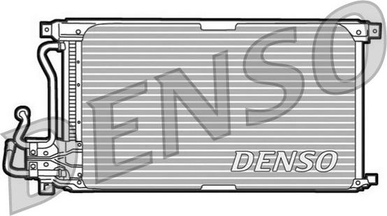 Denso DCN10010 - Конденсатор кондиционера autosila-amz.com