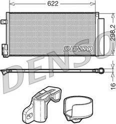 Denso DCN13110 - Конденсатор кондиционера autosila-amz.com