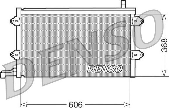 Denso DCN32003 - Конденсор конд. VW GOLF III autosila-amz.com