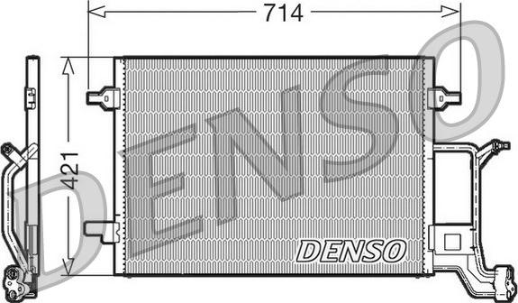 Denso DCN32019 - Конденсатор кондиционера autosila-amz.com