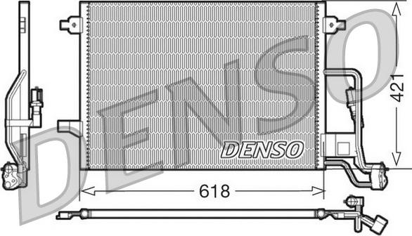 Denso DCN32018 - Конденсатор кондиционера autosila-amz.com