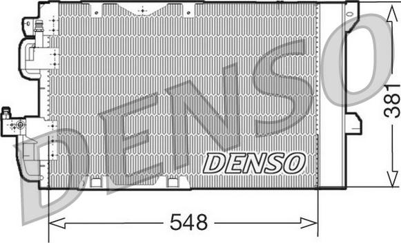 Denso DCN20005 - Конденсатор кондиционера autosila-amz.com