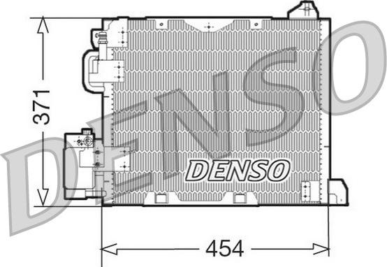 Denso DCN20006 - Конденсатор кондиционера autosila-amz.com