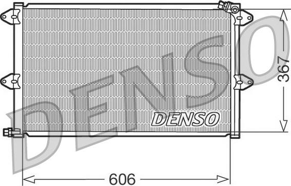 Denso DCN27001 - Конденсатор кондиционера autosila-amz.com