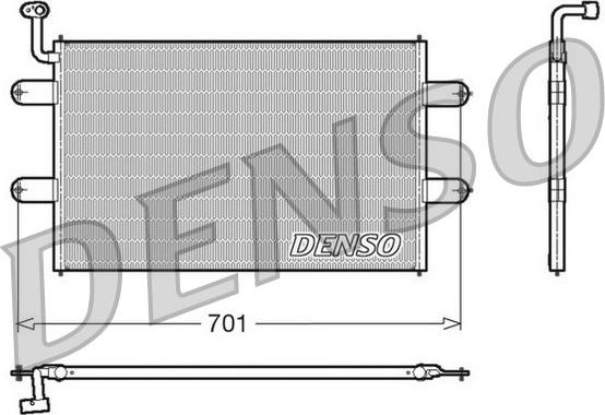 Denso DCN27003 - Конденсатор кондиционера autosila-amz.com