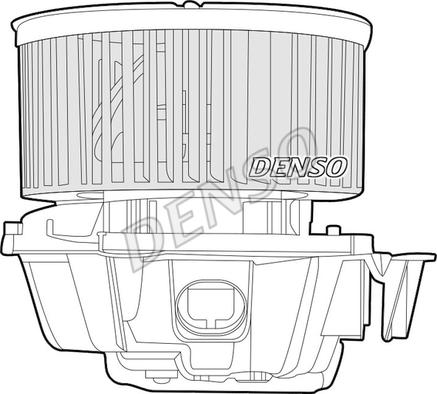 Denso DEA46001 - Вентилятор салона autosila-amz.com