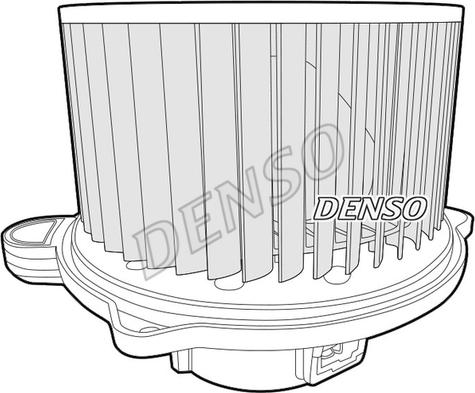 Denso DEA43007 - Вентилятор отопителя KIA SOUL I autosila-amz.com