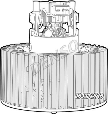 Denso DEA09049 - Вентилятор салона autosila-amz.com