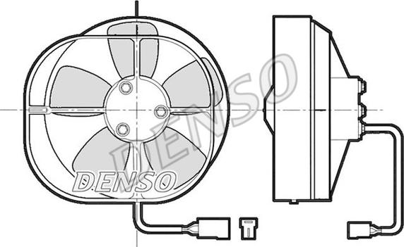 Denso DEA09204 - Вентилятор салона autosila-amz.com