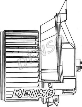 Denso DEA09200 - Вентилятор салона autosila-amz.com