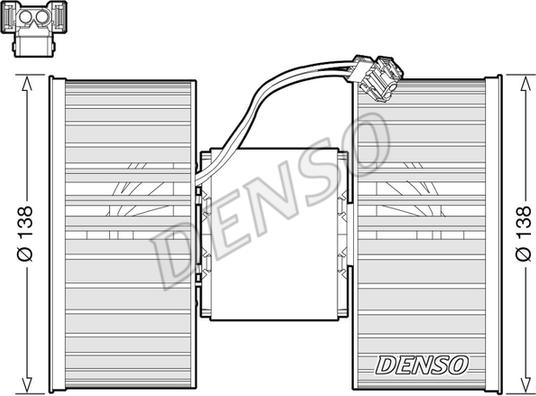 Denso DEA05006 - Вентилятор салона autosila-amz.com