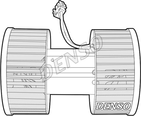 Denso DEA05003 - Вентилятор отопителя BMW 3(E46) / X3(E83) autosila-amz.com
