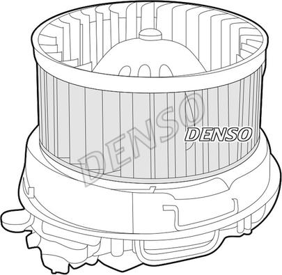 Denso DEA07007 - Вентилятор салона autosila-amz.com