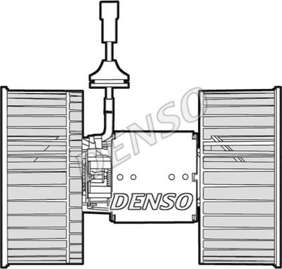 Denso DEA12001 - Вентилятор салона autosila-amz.com