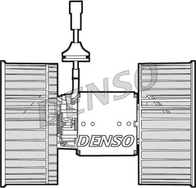 Denso DEA12002 - Вентилятор салона autosila-amz.com