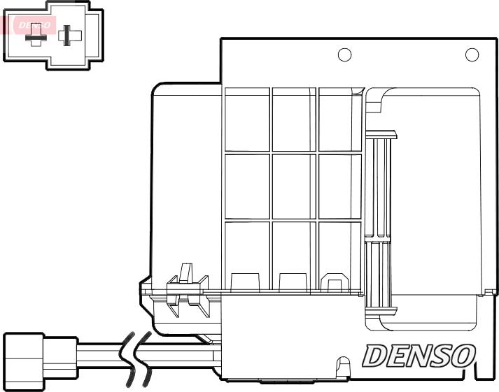 Denso DEA17033 - Вентилятор салона autosila-amz.com