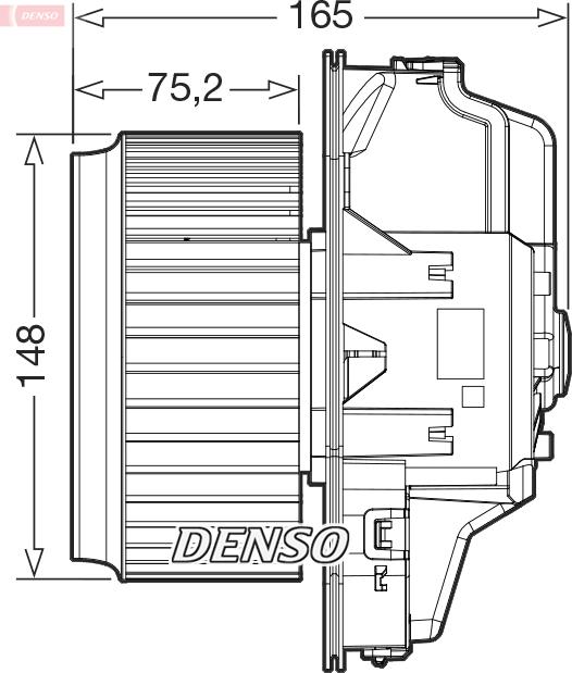 Denso DEA32006 - Вентилятор салона autosila-amz.com