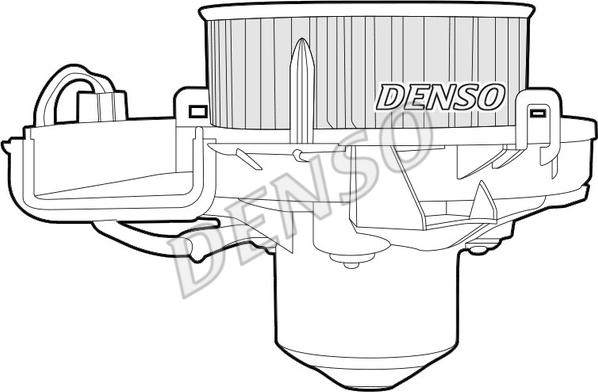 Denso DEA20003 - Вентилятор салона autosila-amz.com