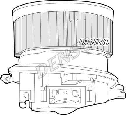 Denso DEA21007 - Вентилятор салона autosila-amz.com