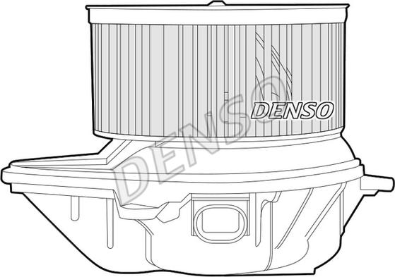 Denso DEA23007 - Вентилятор салона autosila-amz.com