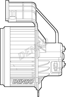 Denso DEA23020 - Вентилятор салона autosila-amz.com