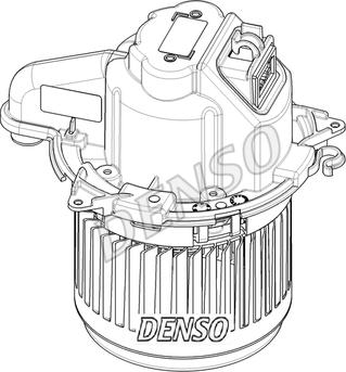 Denso DEA23023 - Вентилятор салона autosila-amz.com