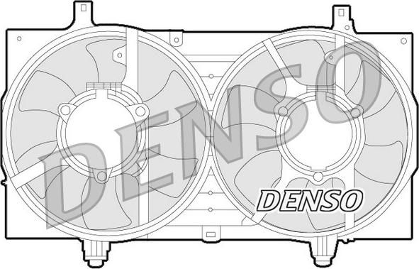 Denso DER46001 - Вентилятор, охлаждение двигателя autosila-amz.com