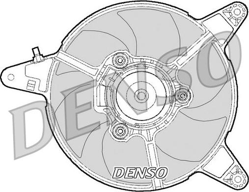 Denso DER09095 - Вентилятор, охлаждение двигателя autosila-amz.com
