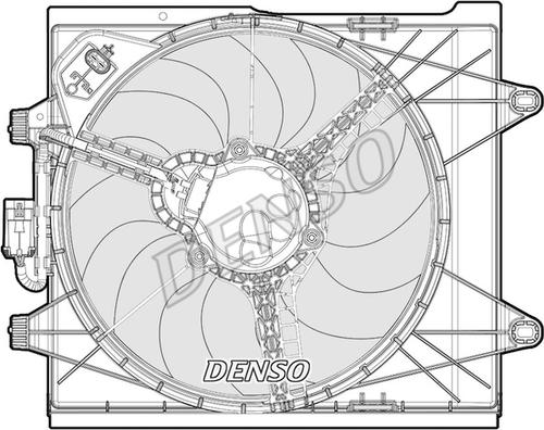 Denso DER09096 - Вентилятор, охлаждение двигателя autosila-amz.com