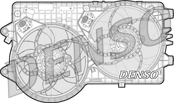 Denso DER09093 - Вентилятор, охлаждение двигателя autosila-amz.com