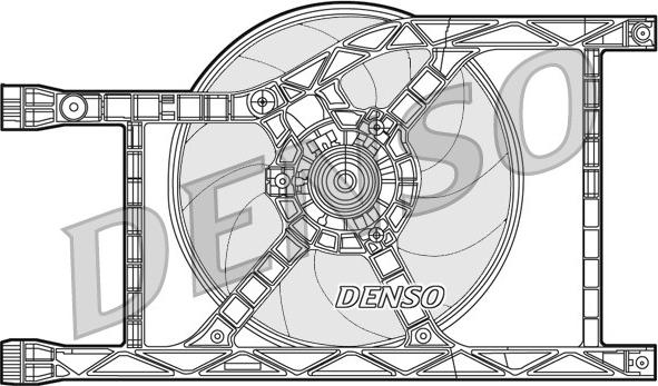 Denso DER09045 - Вентилятор, охлаждение двигателя autosila-amz.com