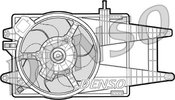 Denso DER09040 - Вентилятор, охлаждение двигателя autosila-amz.com
