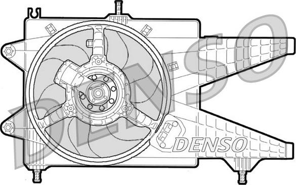 Denso DER09041 - Вентилятор, охлаждение двигателя autosila-amz.com