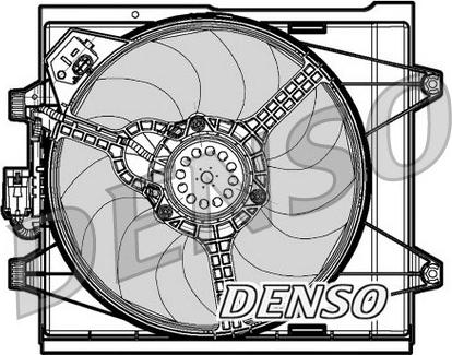Denso DER09048 - вентилятор охлаждения!\ Fiat 500 all 07>, Ford Ka 1.2i/1.3TDCI 08> autosila-amz.com