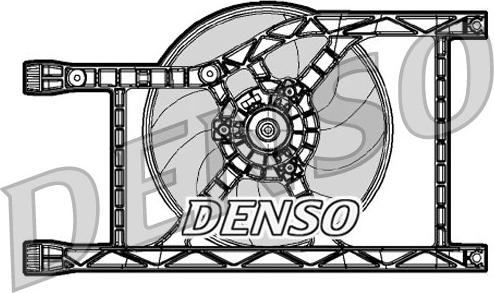 Denso DER09047 - Вентилятор, охлаждение двигателя autosila-amz.com