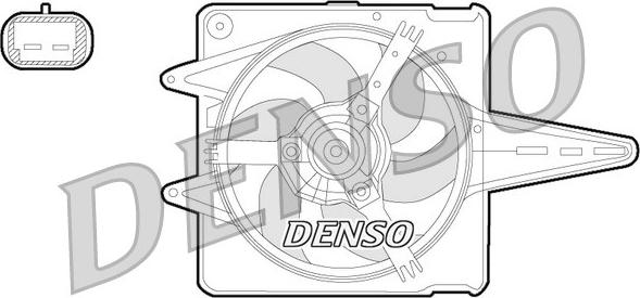 Denso DER09056 - Вентилятор, охлаждение двигателя autosila-amz.com