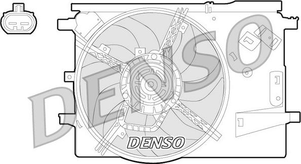 Denso DER09053 - Вентилятор, охлаждение двигателя autosila-amz.com