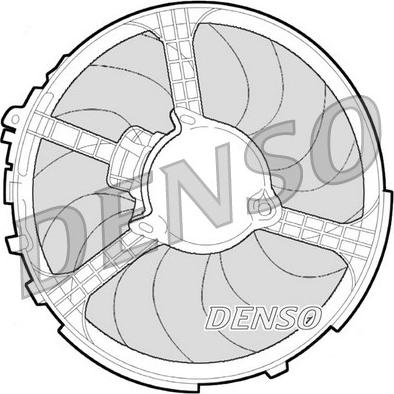 Denso DER09062 - Вентилятор, охлаждение двигателя autosila-amz.com