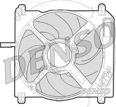 Denso DER09009 - Вентилятор, охлаждение двигателя autosila-amz.com