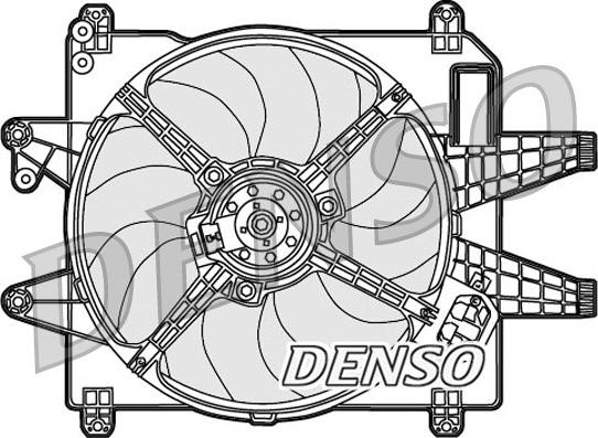 Denso DER09089 - Вентилятор, охлаждение двигателя autosila-amz.com